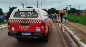 Colisão entre motocicletas mobiliza Polícia Militar na Rodovia Faruk Salmen
